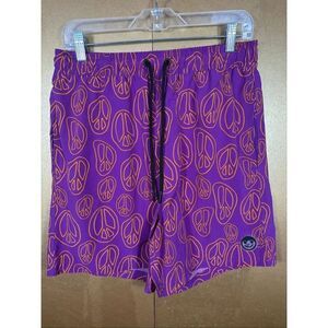 Neff Mens Peace sign board shorts size L